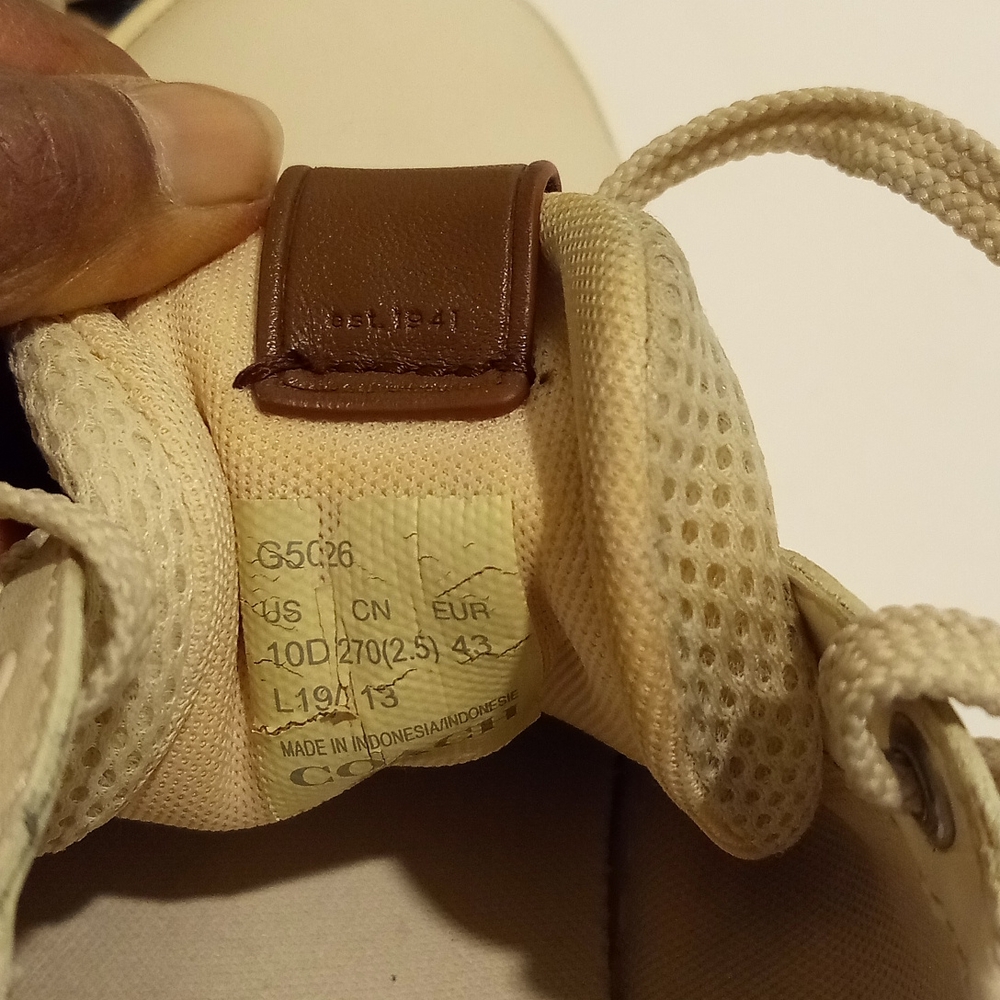 Coach beige sneakers - Picture 9 of 9